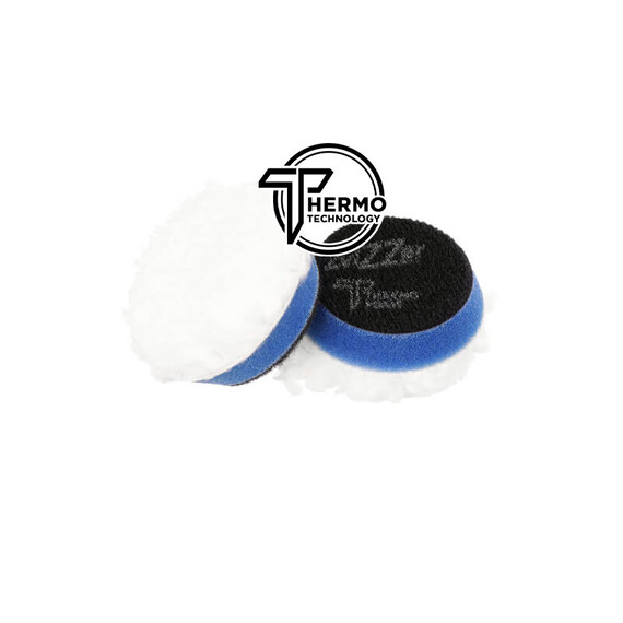 ZviZZer PRO THERMO MICROFIBER PAD BLUE FOR DA (MEDIUM) 55/20/35mm - mikrofibrowy pad polerski