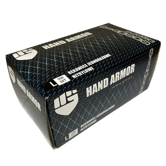 Hand Armor Diamond Orange - rękawice nitrylowe jednorazowe 100szt.