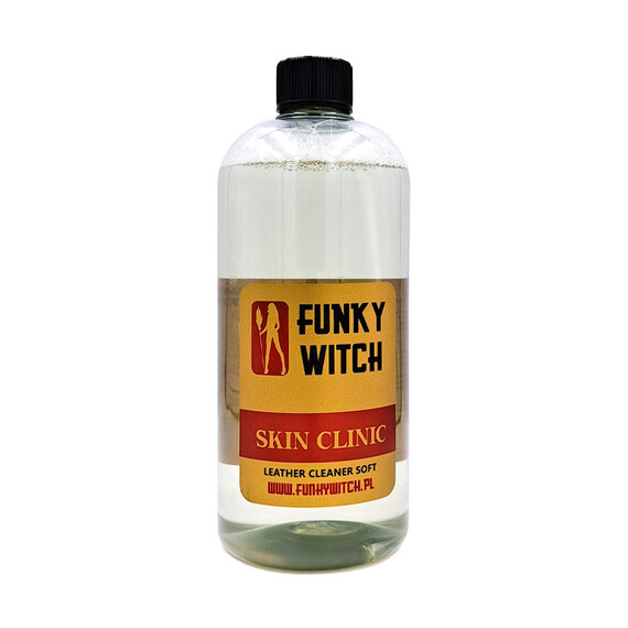 Funky Witch Skin Clinic Leather Cleaner Soft 1L - środek do czyszczenia skór