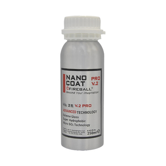 FIREBALL NANO COAT V2 PRO 250ml - superhydrofobowa nano powłoka