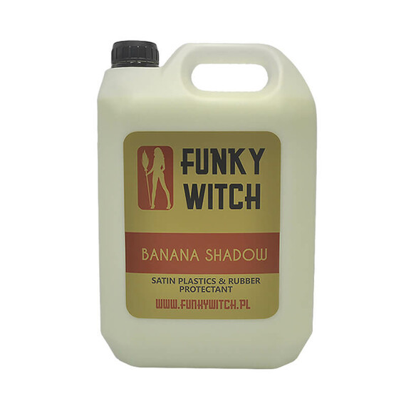 Funky Witch Banana Shadow Satin Plastic & Rubber Protectant 5L - satynowy dressing do plastików i gum