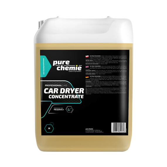 Pure Chemie Car Dryer Concentrate 5L - skoncentrowany środek nabłyszczający i wspomagający osuszanie