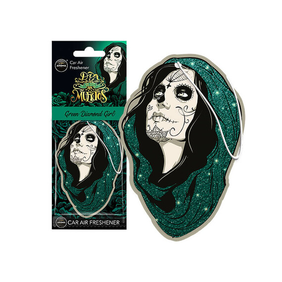 AROMA Muertos Green Diamond Girl - zawieszka zapachowa