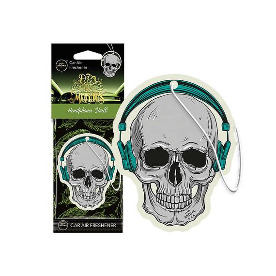 AROMA Muertos Headphones Skull - zawieszka zapachowa