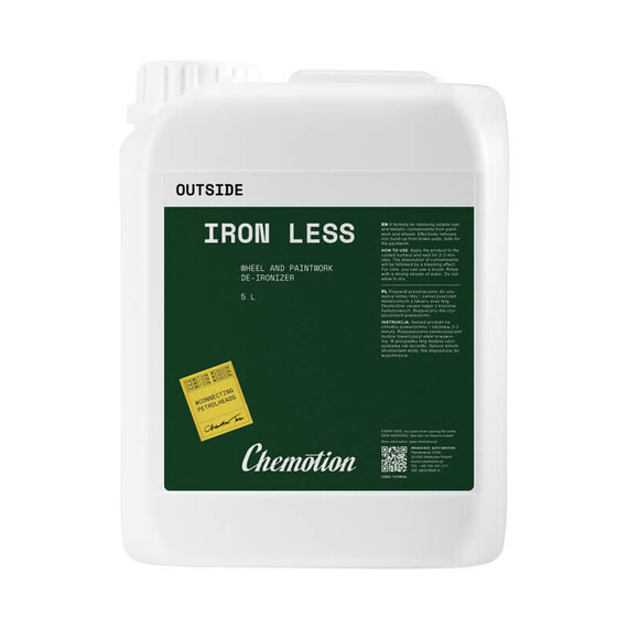 Chemotion Iron Less 5L - deironizer do usuwania zanieczyszczeń metalicznych