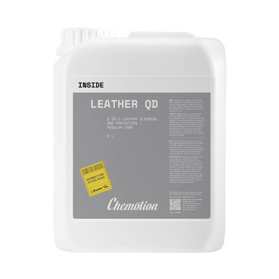 Chemotion Leather QD 5L - czyszczenie i zabezpieczenie tapicerki skórzanej
