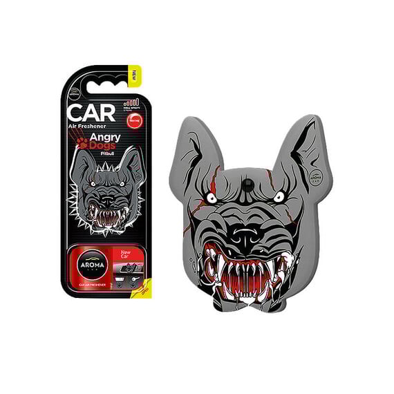 AROMA Angry Dog Polimer New Car - zawieszka zapachowa