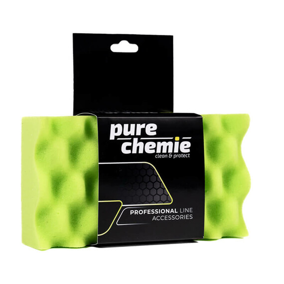 Pure Chemie Pro Green Sponge - karbowana gąbka do mycia samochodu