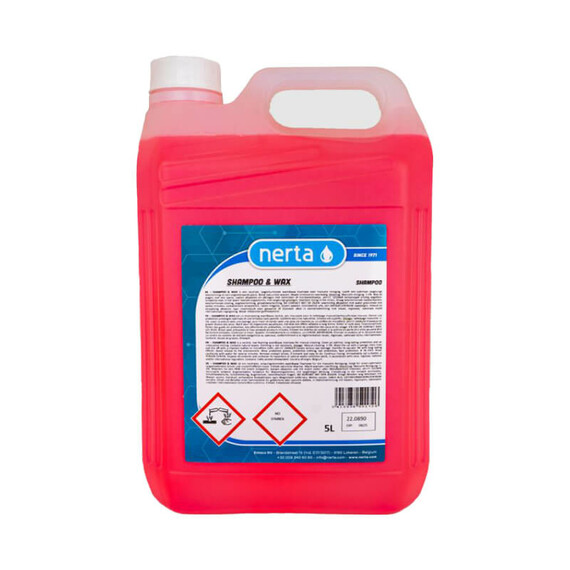 NERTA SHAMPOO & WAX 5L - neutralny szampon z woskiem
