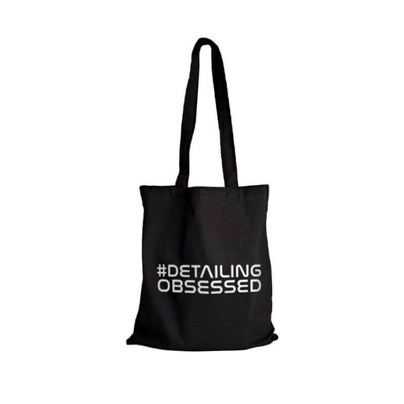 #DETAILING OBSESSED - czarna torba na ramię z logo