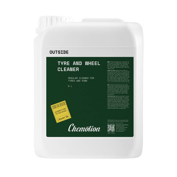 Chemotion Tyre & Wheel Cleaner 5L - środek do bieżącego czyszczenia opon i felg