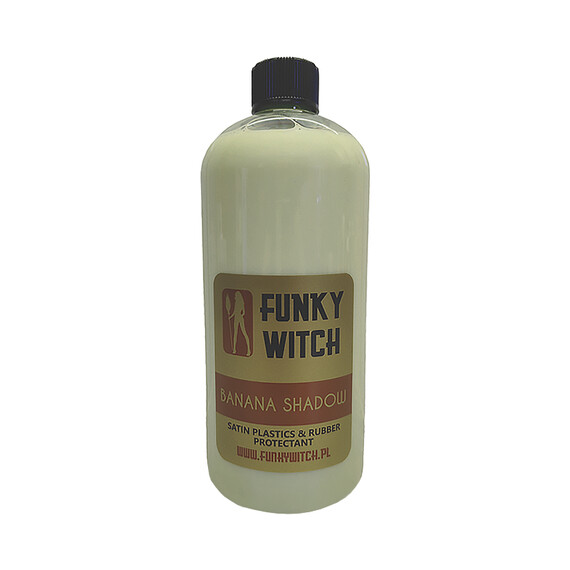 Funky Witch Banana Shadow Satin Plastic & Rubber Protectant 1L - satynowy dressing do plastików i gum