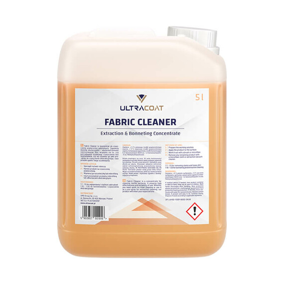 Ultracoat Fabric Cleaner 5L - skoncentrowany środek do czyszczenia tekstyliów