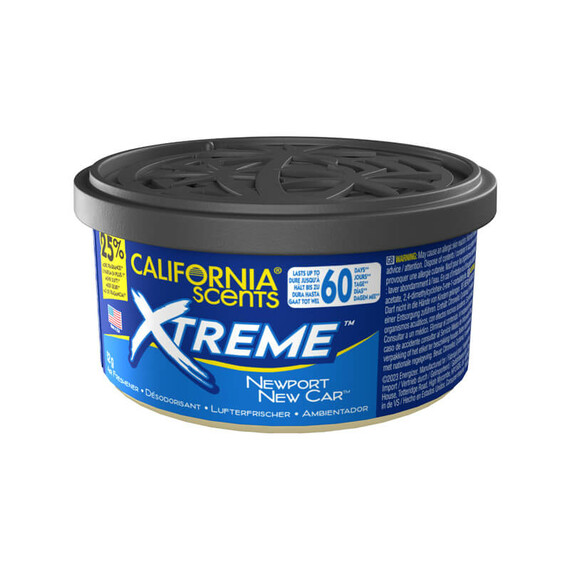 California Scents Newport New Car Xtreme - zapach samochodowy 42g