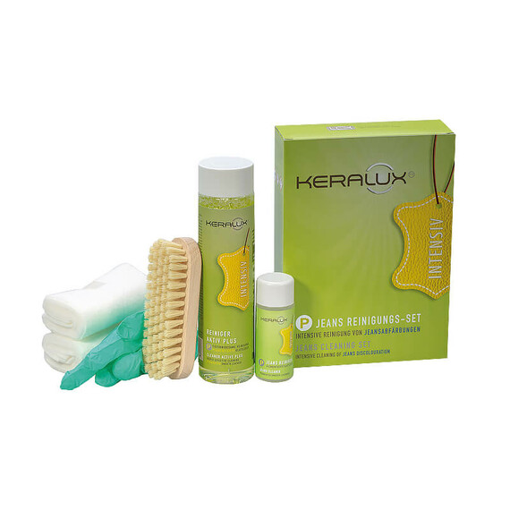 LCK Jeans Reinigungs Set 250ml + 50ml - zestaw do czyszczenia tapicerki skórzanej