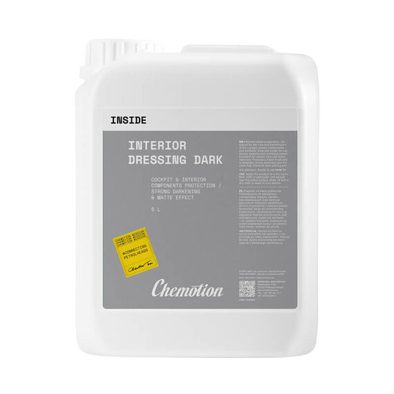 Chemotion Interior Dressing Dark 5L - pielęgnacja elementów wewnętrznych