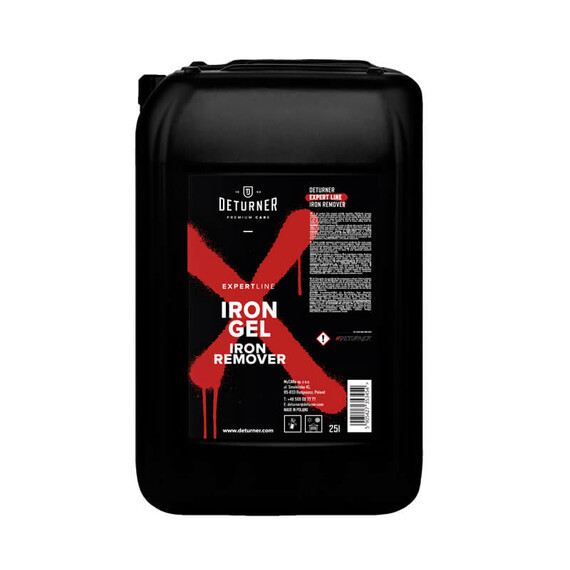 Deturner Xpert Iron Remover Gel 25L - żelowy preparat do usuwania zanieczyszczeń metalicznych