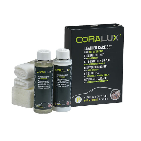LCK Coralux Leather Care Set 2x200ml zestaw do czyszczenia i pielęgnacji skóry
