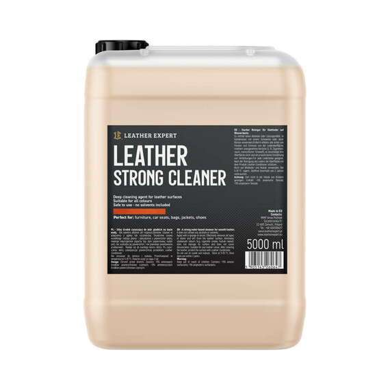 Leather Expert Leather Strong Cleaner 5L - silny środek do czyszczenia tapicerki skórzanej