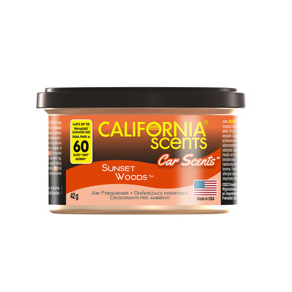 California Scents Sunset Woods - zapach samochodowy 42g