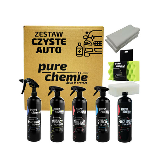Pure Chemie Zestaw Czyste Auto - kompleksowy zestaw do mycia samochodu