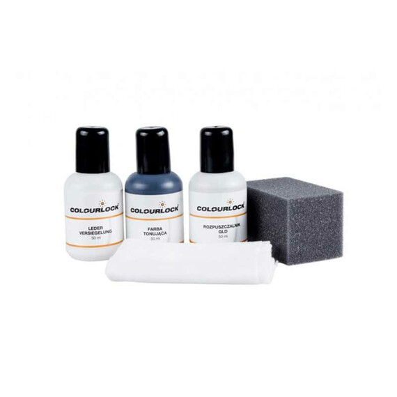 Colourlock Zestaw tonujący do skóry standardowy czarny 50ml