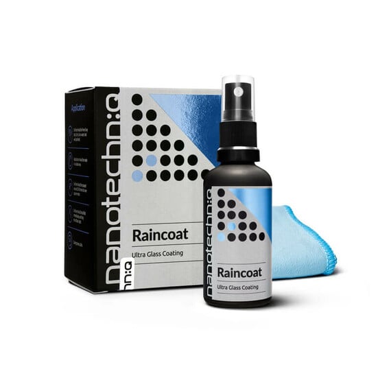 Nanotechniq Raincoat 50ml - powłoka do szyb niewidzialna wycieraczka
