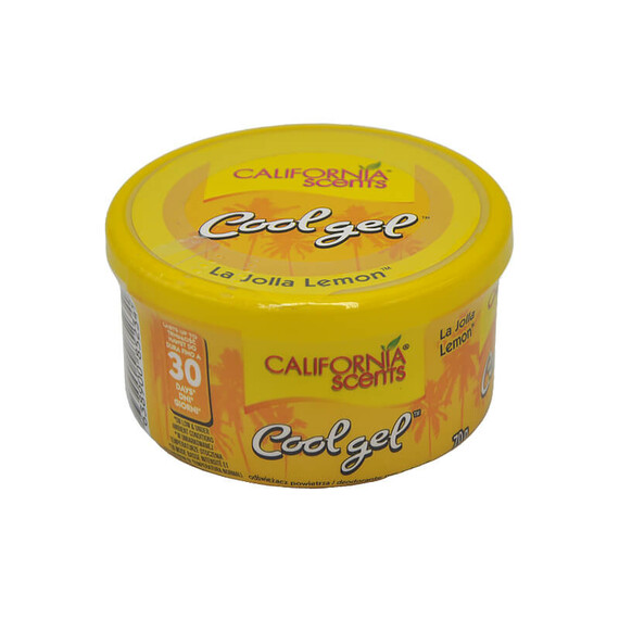 California Scents Cool Gel La Jolla Lemon  - zapach samochodowy 70g