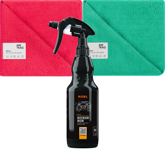 ADBL Interior WOW 500ml zestaw - dressing do plastików