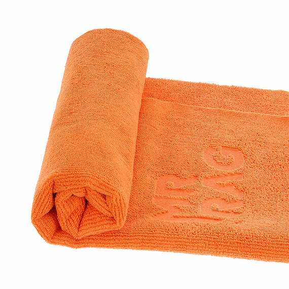 MR RAG 40x40cm SHOCKING ORANGE Edgeless 380gsm mikrofibra bezszwowa pomarańczowa