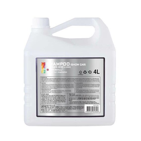 FIREBALL SHOW CAR SHAMPOO 4L – skoncentrowany szampon z ekstraktem z perły