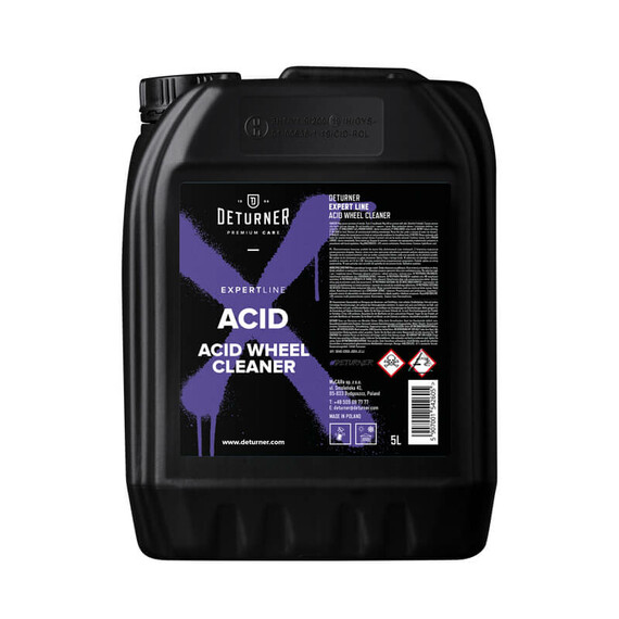 Deturner Xpert Acid Wheel Cleaner 5L - kwasowy środek do mycia felg