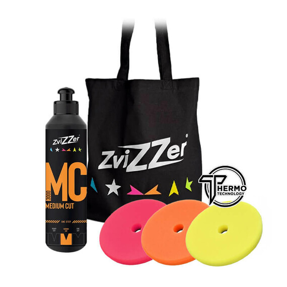 ZviZZer ONE STEP - MC3000 zestaw do jednoetapowej korekty lakieru