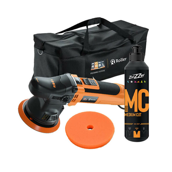 ADBL Roller 9mm + ZviZZer MC3000 250ml + ZviZZer Thermo Trapez Pad Orange 140mm - zestaw