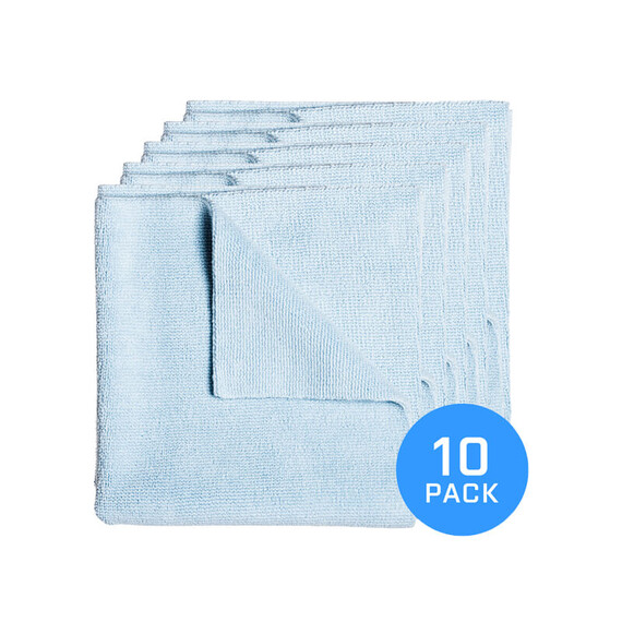 FX PROTECT BLUE SKY MICROFIBER TOWEL 40x40cm 500g/m2 - zestaw 10 mikrofibr bezszwowych do delikatnych powierzchni