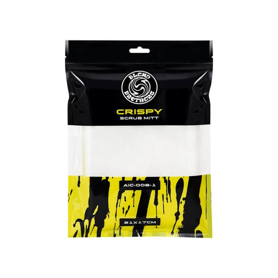 Blend Brothers CRISPY Yellow Scrub Mitt - rękawica do czyszczenia wnętrza