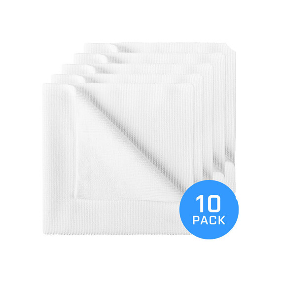 FX PROTECT POLAR WHITE MICROFIBER TOWEL 40x40cm 320g/m2 - zestaw 10 mikrofibr do powłok ceramicznych