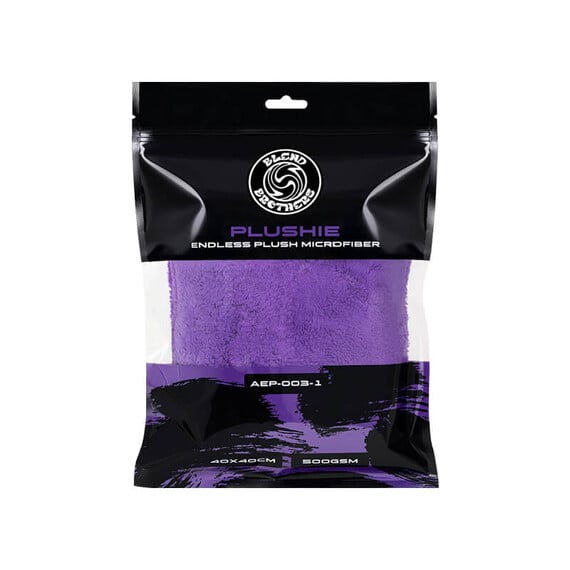 Blend Brothers PLUSHIE Purple Endless Plush Microfiber 40x40cm - miękka fioletowa mikrofibra bezszwowa
