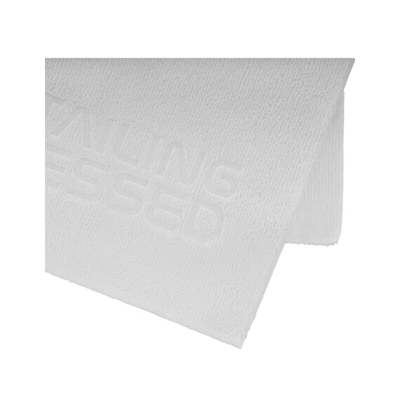 MR RAG 40x40cm DETAILING OBSESSED WHITE Edgeless 380gsm mikrofibra bezszwowa biała
