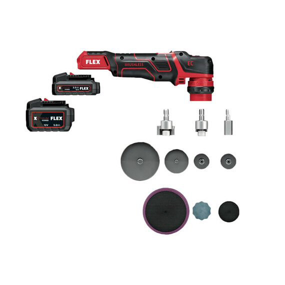 Flex PXE 80 12-EC/2.5 SET - inteligentna akumulatorowa polerka 12V 532.268