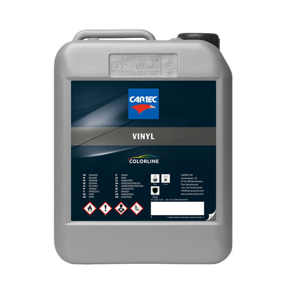 Cartec Vinyl 5L - środek do konserwacji tworzyw sztucznych i gumy