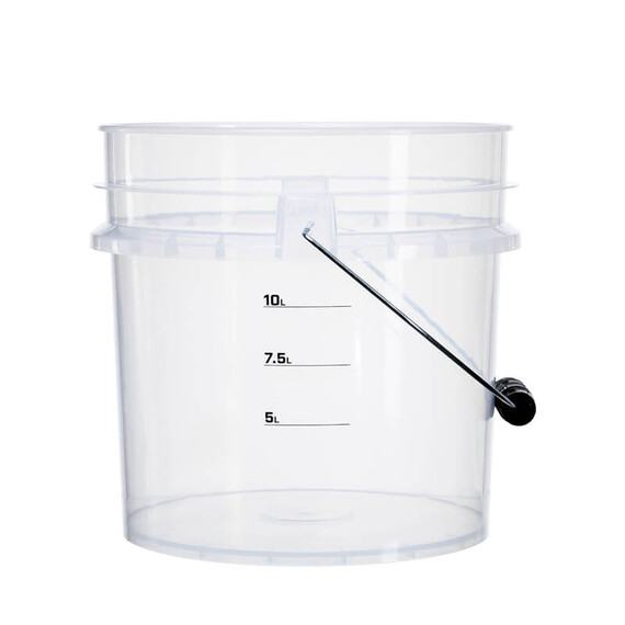 FX PROTECT WASH BUCKET MINI CLEAR 16L - transparentne wiadro z miarką do mycia auta