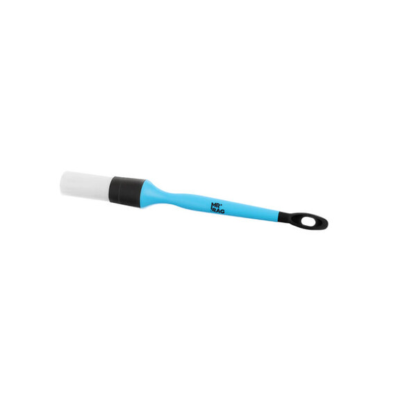 MR RAG White Soft Detailing Brush 10mm - pędzelek detailingowy ze średnio twardym włosiem