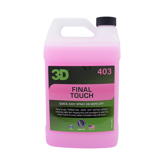 3D Final Touch 3.8L - quick detailer do szybkiej poprawy wyglądu