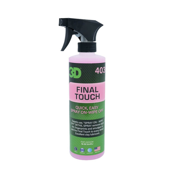 3D Final Touch 473ml - quick detailer do szybkiej poprawy wyglądu