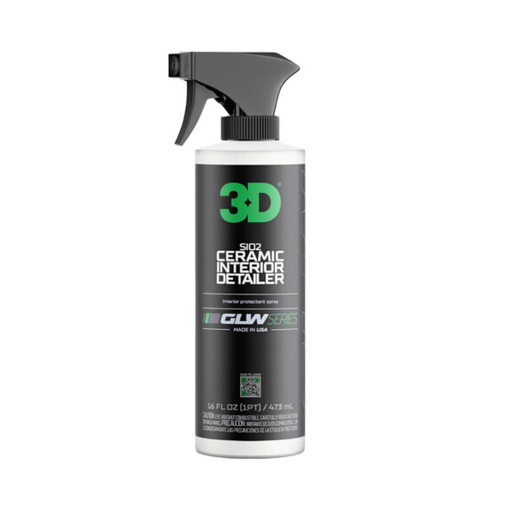 3D GLW Series SiO2 Ceramic Interior Detailer 473ml - quick detailer do wnętrza