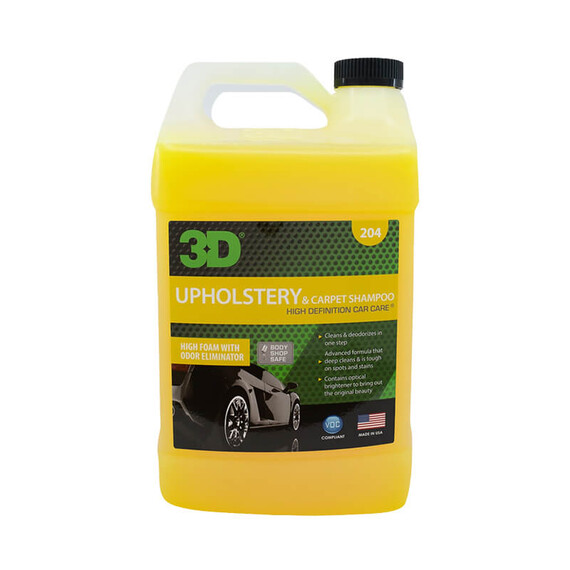 3D Upholesty & Carpet Shampoo 3.8L - środek do czyszczenia tapicerki i dywanów
