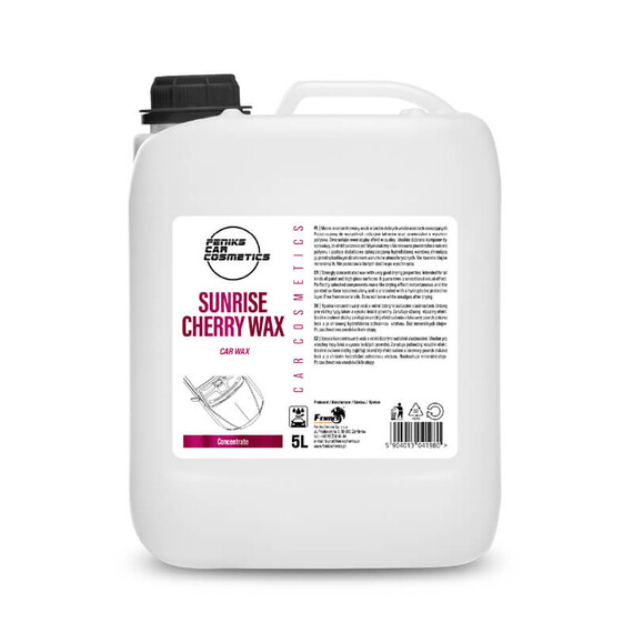 Feniks Car Cosmetics Sunrise Cherry Wax 5L - mocno skoncentrowany wosk samochodowy