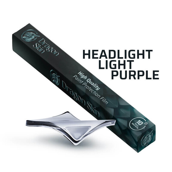 Dragon Skin Folia PPF HEADLIGHT LIGHT PURPLE - rolka 15mb