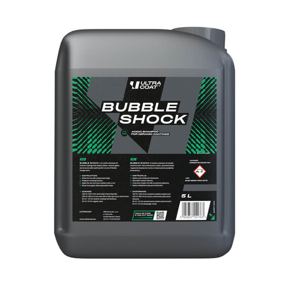 Ultracoat Bubble Shock 5L - szampon samochodowy o kwaśnym pH